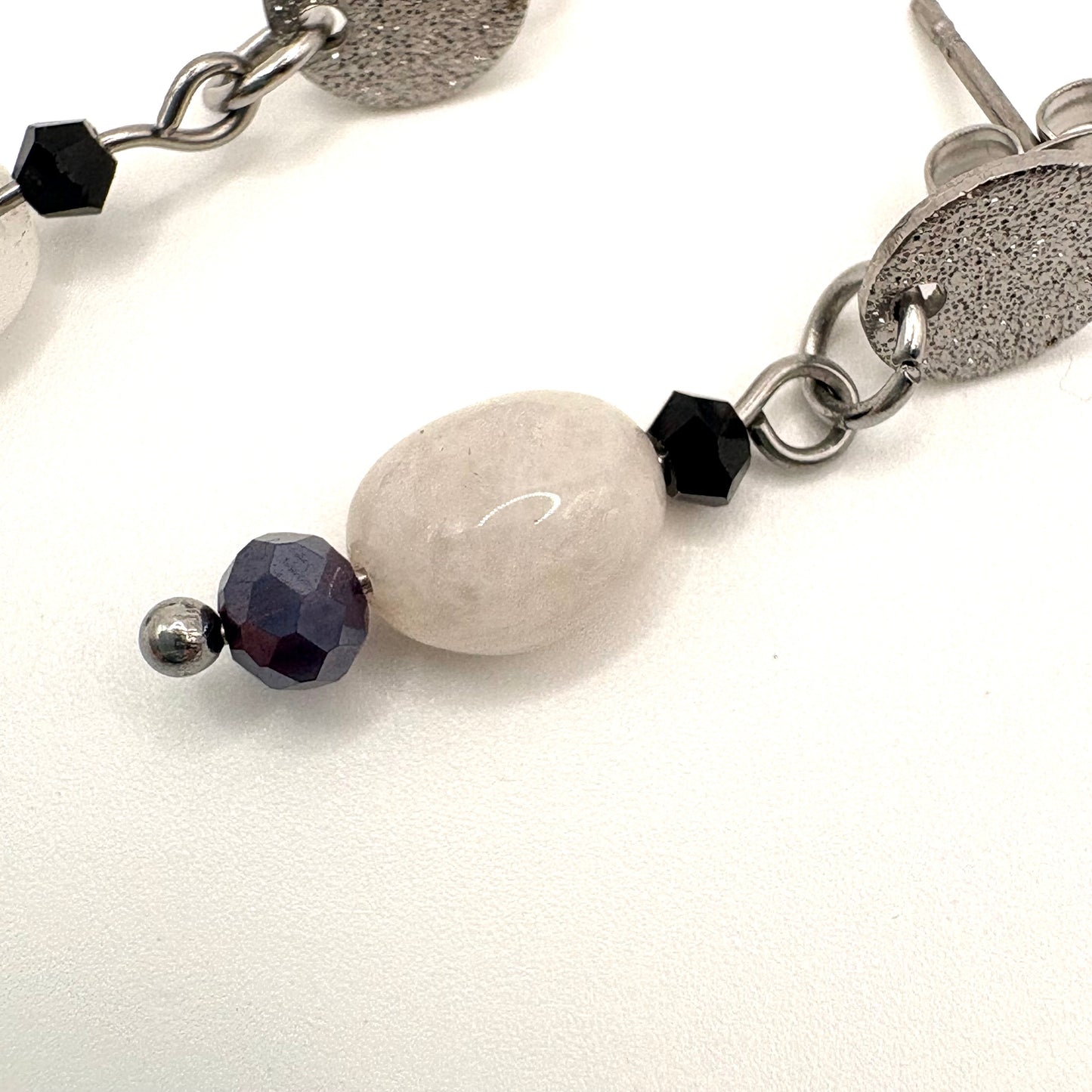 Morning Haze - stainless steel oorbellen