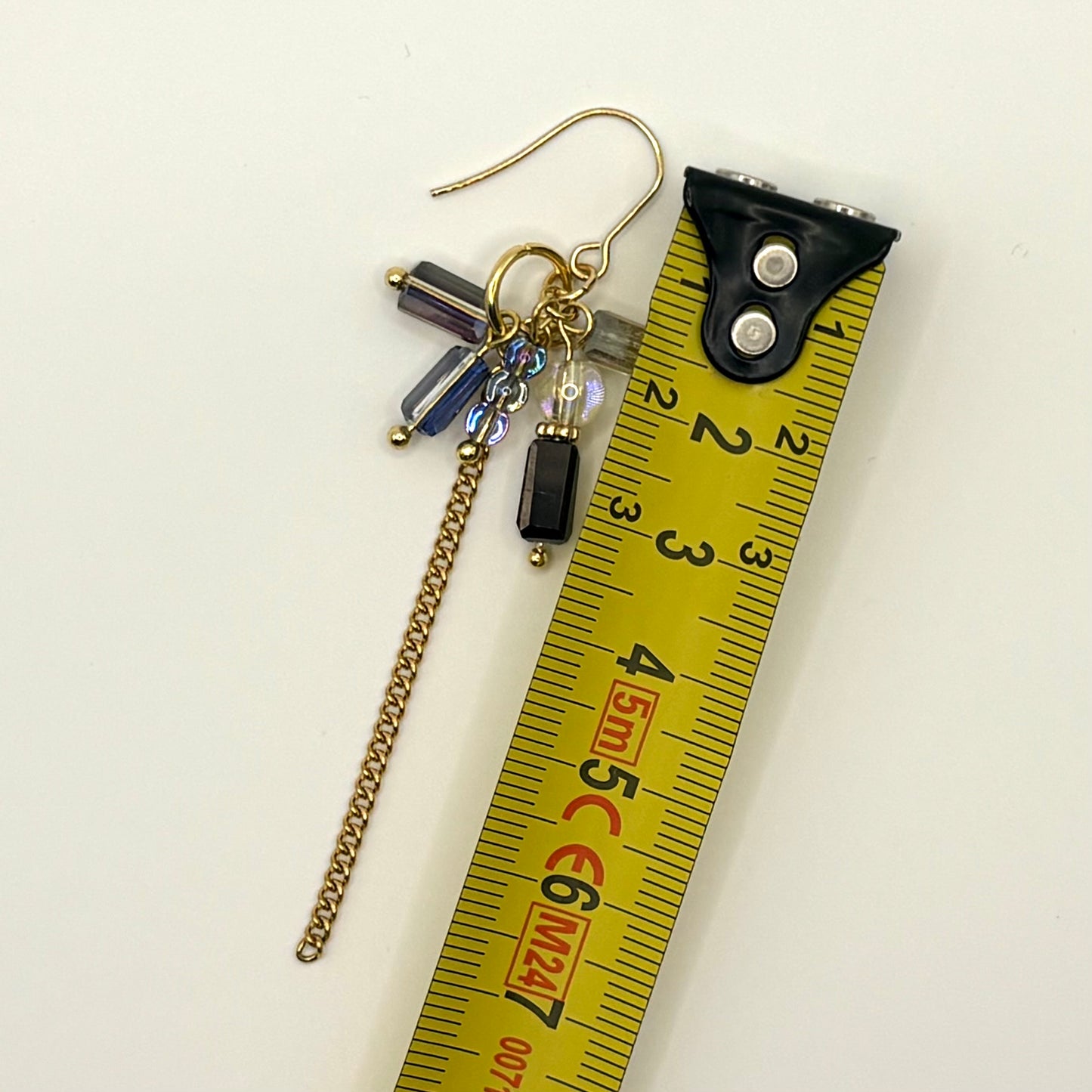 Gilded Fragments – stainless steel oorbellen