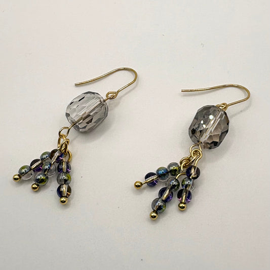 Veiled Shimmer - stainless steel oorbellen