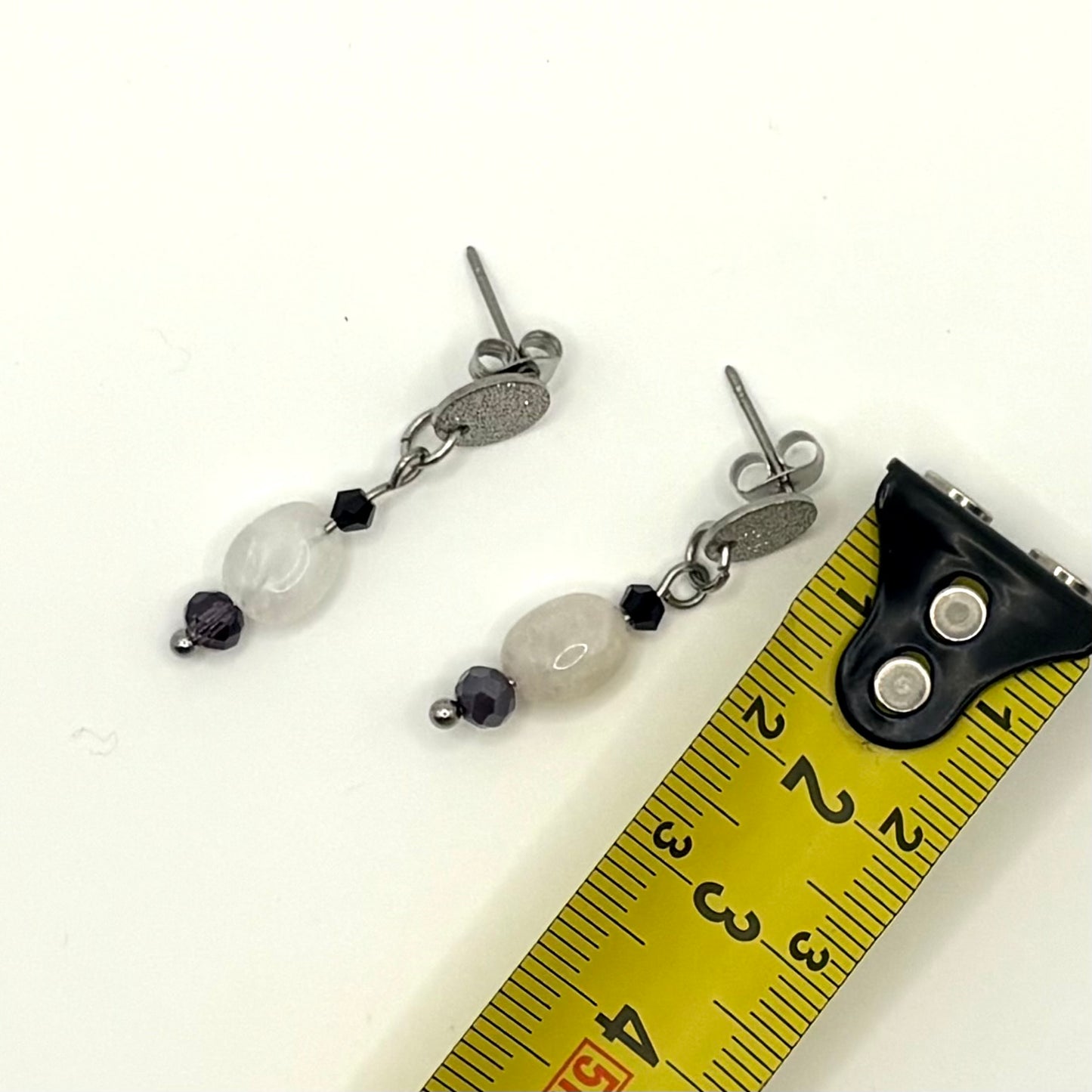 Morning Haze - stainless steel oorbellen