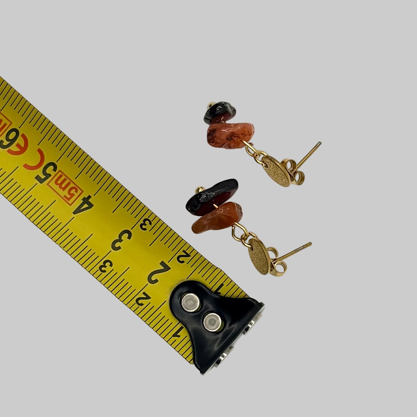 Navajo - stainless steel oorbellen