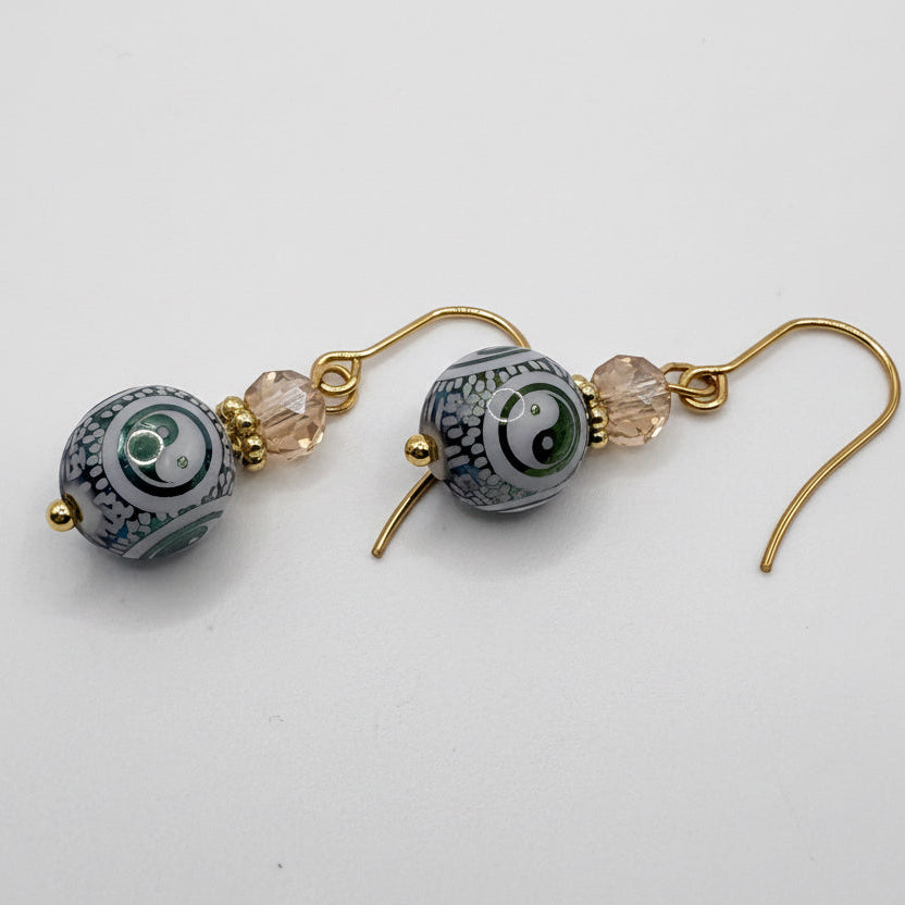 Balance - stainless steel oorbellen