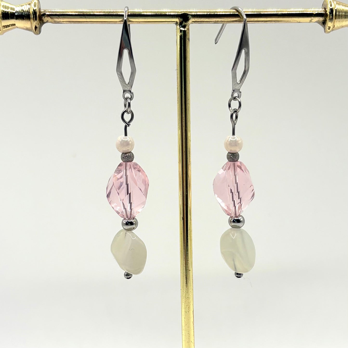 Layla - stainless steel oorbellen