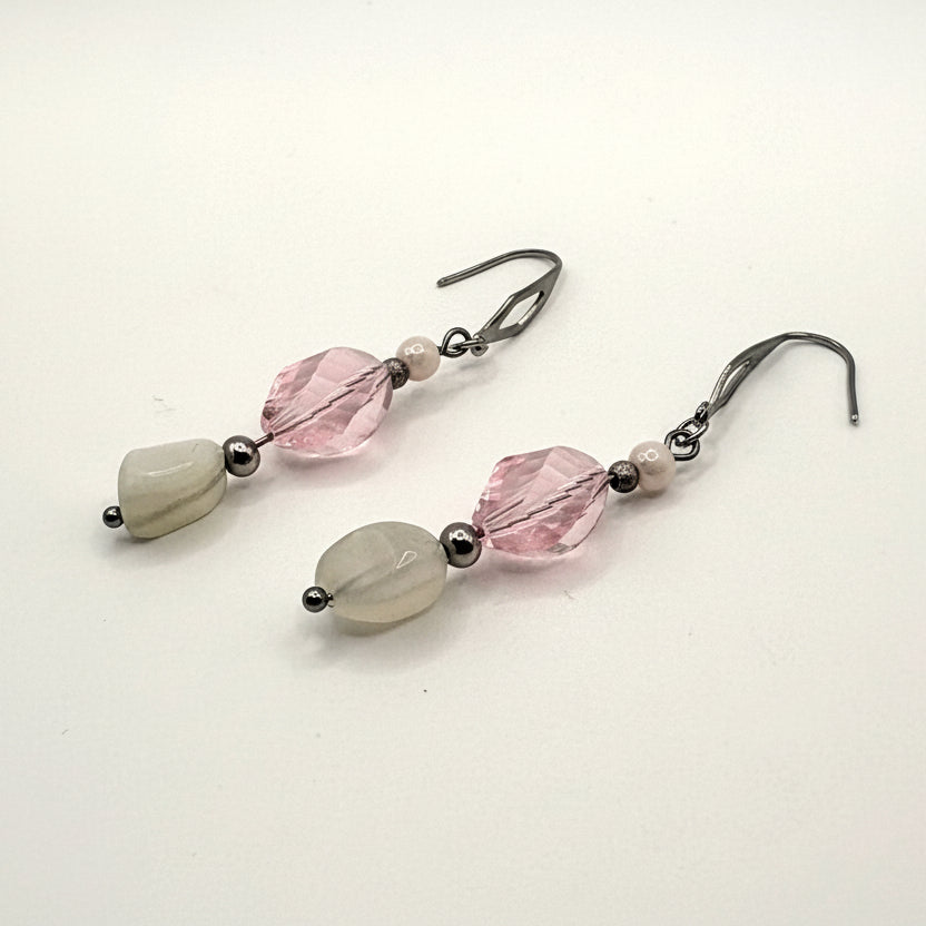 Layla - stainless steel oorbellen