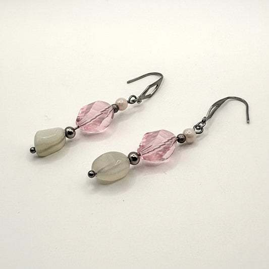 Layla - stainless steel oorbellen